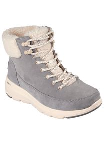 Skechers , Damen , Winterboots &raquo;GLACIAL ULTRA&laquo; Winterschuh, Snowboots, Schn&uuml;rstiefel mit 3M Scotchgard-Impr&auml;gnierung , grau , Sportive Stiefelette...