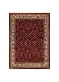 Läufer »Cavari Herati« rechteckig 4 mm Höhe hochwertig, handgeknüpft, mit Fransen, Wohnzimmer , rot , OCI DIE TEPPICHMARKE , Obermaterial: 97%...