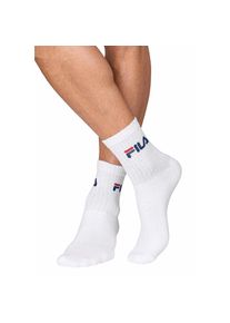 Fila , Tennissocken »UNISEX CREW TENNIS FULL TERRY SOCKS«, (3 Paar), mit verstärkten Belastungszonen , weiss , Klassische Tennissportsocke