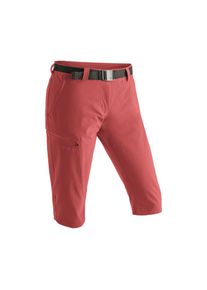 Maier Sports, Unisex, Caprihose &raquo;Inara slim 3/4&laquo; Unisex Wanderhose, atmungsaktive Outdoorhose, 3/4 Hose mit 3 Taschen, karminrot, 40, Normalgr&ouml;ssen, 