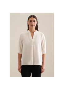 Seidensticker , Klassische Bluse »Schwarze Rose«, Tunika Uni , beige , Passform: Regular