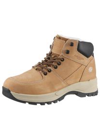 Dockers by Gerli , Winterstiefel, High Top Sneaker, Schnürboots mit weich gepolstertem Schaftrand , braun , Sportlicher Schnürboots von Dockers