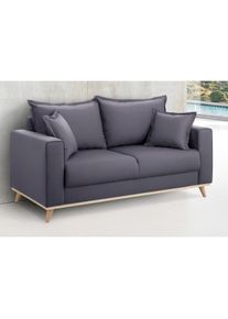 Home Affaire, Home Affaire 2-Sitzer &raquo;Edina&laquo; auch in Baumwollmix-Bezug, im skandinavischem Stol, grau, Webstoff (100% Polyester);Baumwollmix (50% 