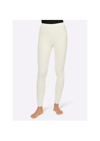 feel good , Leggings , beige , bequeme Ripp-Qualität