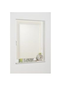 K-home, K-home Plissee &raquo;COMO&laquo; Lichtschutz freih&auml;ngend, creme, Obermaterial: 100% Polyester