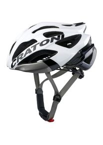Cratoni, Fahrradhelm &raquo;C-Bolt&laquo;, wei&szlig;, schwarz glanz, 53/55 Kopfumfang: 53cm - 55cm, Fahrradhelm