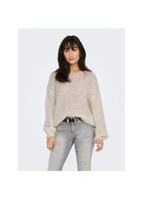 Only , Rundhalspullover »ONLNORDIC LIFE LS O-NECK KNT NOOS« , grau , Pullover von Only