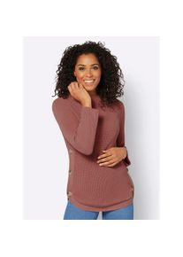 Casual Looks , Strickpullover »Pullover« , rot , mit 50% Baumwolle