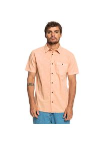 Quiksilver , Jungen,Damen , Kurzarmhemd &raquo;Bolam&laquo; , braun , Material: Slub-Stoff aus Baumwolle