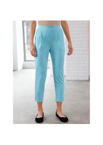 7/8-Hose , blau , mit Elasthan