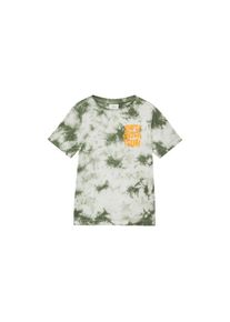 s.Oliver Junior, Herren, s.Oliver Junior T-Shirt mit Batikmuster, khaki, 92/98, T-Shirt von s.Oliver JUNIOR