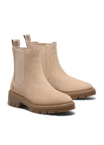 Timberland, Unisex, Chelseaboots &raquo;CORTINA VALLEY MID CHELSEA BOOT&laquo; Stiefelette, Winterschuhe, Ankle Boots, light beige nubuck, 40, Trendige 