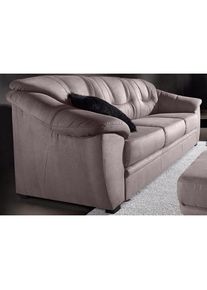 Sit & More 3-Sitzer »Safira« inklusive komfortablem Federkern, wahlweise mit Bettfunktion , grau , sit&more