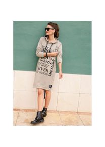 Inspirationen, Unisex, Sweatkleid &raquo;Sweatkleid&laquo;, schlamm, schwarz, 48, Normalgr&ouml;ssen, reine Baumwolle