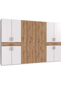 wimex Drehtürenschrank »Tibet Kleiderschrank mit sehr viel Stauraum, grosse Farbauswahl« mit jeweils 2 Schubladen auf bequemer Zugriffshöhe, in 3 Breiten...