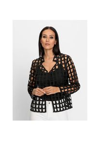 Heine, Unisex, Heine Jackenblazer &raquo;Blazer&laquo;, schwarz, gemustert, 36, modischer Hingucker