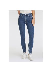 Calvin Klein Jeans , Skinny-fit-Jeans »HIGH RISE SKINNY«, stone washed , blau , Skinny High Rise Jeans für eine schlanke Silhouette und betonte Taille
