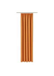 Verdunkelungsvorhang »Leon«, (1 St.), Energie sparend,Wärmeschutz,blickdicht,verschiedene Grössen , orange , Vhg