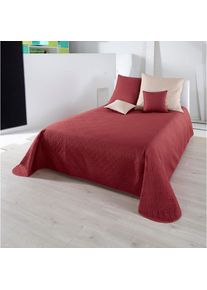 Tagesdecke , rot , HEINE HOME , 100% Polyester, Futter und Wattierung:100% Polyester