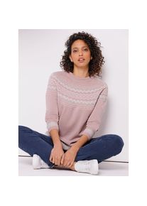 CREATION L PREMIUM , Norwegerpullover »Kaschmir-Woll-Pullover« , lila