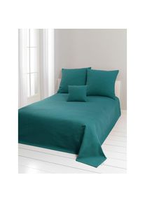 Tagesdecke , blau , 100% Baumwolle