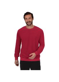 TRIGEMA , Damen , Sweatshirt »Nicki-Shirt« , rot , Gestickte TRIGEMA-Schwinge auf rechtem Arm