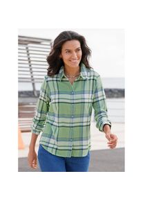 Casual Looks , Karobluse , angenehm weicher Leichtflanell