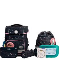 School-Mood, Unisex, School-Mood Schulranzen &raquo;Champion Pro&laquo; retroreflektierende Fl&auml;chen, ella (pferd) mit moodie fritzi fr&ouml;hlich, B/H/T: 30cm x 40cm x