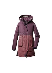 Killtec , Funktionsmantel »KOW 185 GRLS CT« , rosa , Steppmantel mit abzippbarer und verstellbarer Kapuze