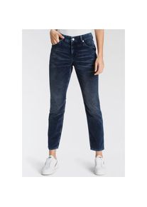 MAC , Slim-fit-Jeans »Rich Slim«, Coinpocket mit Reissverschluss , blau , Slim-Fit Jeans von MAC mit schmalem Bein und gerader Silhouette