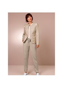 CREATION L PREMIUM , Jackenblazer »Leinen-Viskose-Blazer« , beige , sommerliche Viskose-Leinen-Mischung