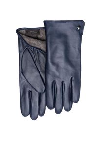 Pearlwood, Unisex, Pearlwood Lederhandschuhe &raquo;Meg&laquo; dekorativer Rockstud - elastischer Bund - Seitenschlitz, blau, 7, Unisexhandschuh von Pearlwood