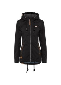 Ragwear , Funktionsjacke »ZUZKA«, mit Kapuze, stylische Übergangs-Outdoor-Jacke Water repellent coating , schwarz , Vegan, von PETA verifizierte,...