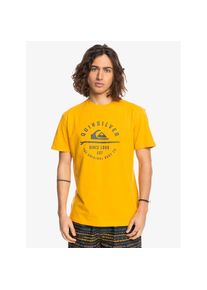 Quiksilver , Damen , T-Shirt &raquo;Mw Surf Lockup&laquo; , goldfarben , Stoff: Leichter Baumwolljersey