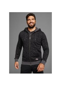 MAN'S WORLD Man's World , Kapuzensweatjacke, mit Logo auf der Brust - NEUE KOLLEKTION , schwarz , Sweatjacke mit Kapuze von Man's World