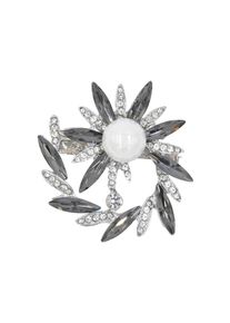 Firetti, Unisex, Brosche &raquo;Schmuck Geschenk Ansteckschmuck Spirit Sun&laquo; (), silberfarben, Einheitsgr&ouml;&szlig;e, Elegante Brosche