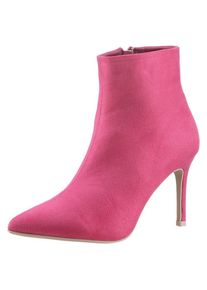 Aniston SHOES , Stiefelette, Ankleboots in spitzer Form - NEUE KOLLEKTION , pink , Spitze Stiefelette aus der neuen Schuhkollektion von Aniston