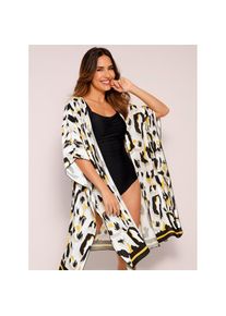 Jelmoli Unisex, Sommerkleid &raquo;Tunika&laquo;, ecru, schwarz, bedruckt, 1, Normalgr&ouml;ssen, reine Viskose