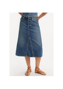 Levi's Levi's , Jeansrock »HR A LINE DECON SKIRT«, in trendy Midi-Länge mit ausgefranster Kante , blau , Jeansrock HR A LINE DECON SKIRT von Levi's