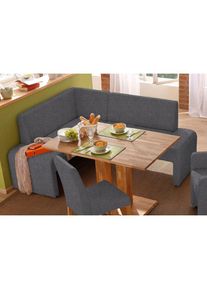 Home Affaire , Eckbank »Bologna« in 2 Grössen (langer Schenkel 180 oder 200 cm), verschiedene Qualitäten , grau , Home Affaire ? Idyllisch,...