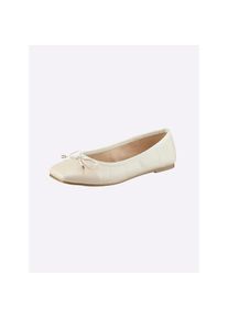 Heine , Ballerina , beige , aus Synthetik-Material