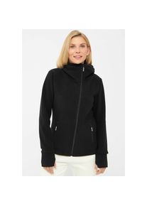 Bench. , Fleecejacke »NINJA« mit Kapuze , schwarz , Fleecejacke von Bench