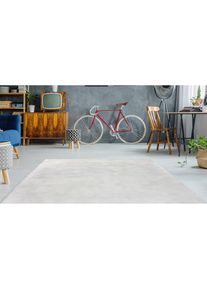 Fellteppich »Alvin« rechteckig 45 mm Höhe Teppich in Kaninchenfell-Optik und Haptik, Kunstfell , weiss , my home , Obermaterial: 100% Polyester