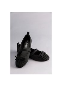 Aniston SHOES , Ballerina, Riemchenballerina, Schlupfschuh, Loafer, Slipper - NEUE KOLLEKTION , schwarz , Hübscher Ballerina mit Schleifchen aus...