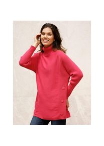 Classic Basics , Longpullover »Long-Pullover« , pink , Oversize-Schnitt