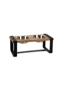 Futternapf »by Lotte Holz Hundenapf Set« , braun , Designed by Lotte