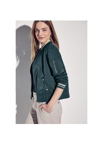 Street One , Blouson ohne Kapuze im College-Style , grün , Satin Blouson von Street One