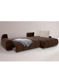 Ecksofa »Bono L-Form«, wahlweise mit Bettfunktion , orange , Inosign