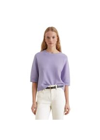 Marc O'Polo Marc O'Polo DENIM , Rundhalspullover , lila , Halbarm-Pullover von Marc O'Polo Denim
