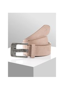 Tom Tailor, Unisex, Tom Tailor Lederg&uuml;rtel &raquo;TTLUCY&laquo; 4 cm breiter Unisexg&uuml;rtel, Casual und Jeans Look, taupe, 85, Unisexg&uuml;rtel von Tom Tailor aus 